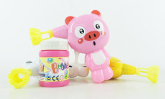 Summer Heat Kids Manual Bubble Gun with Cute Cartoon Shape Bubble Toy, Street Vendor Style