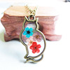 Organic cute necklace, chain, pendant, sweater, European style, Aliexpress