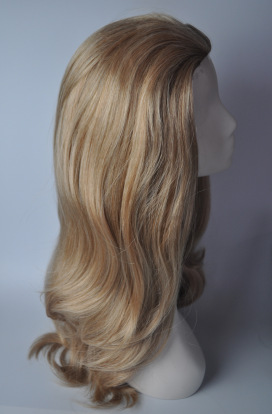 Estilo europeo y americano cos / party peluca popular fiesta cubierta de cabeza de fábrica cabello liso