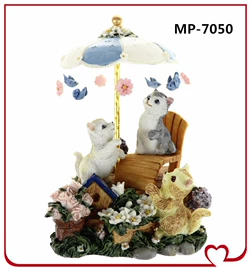 音乐盒;树脂工艺品;陶瓷工艺品