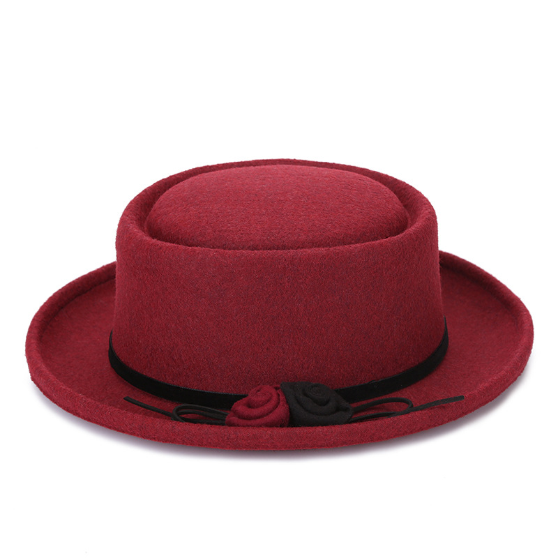 2020 sombrero de Jazz de lana estilo coreano sombrero de mujer otoño e invierno al aire libre cálido sombrero de mujer Amazon fábrica al por mayor image 2