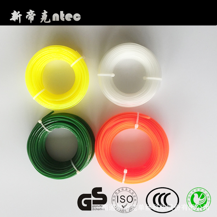 割草线尼龙打草绳圆形方形园林机械配件2.65mmPA6