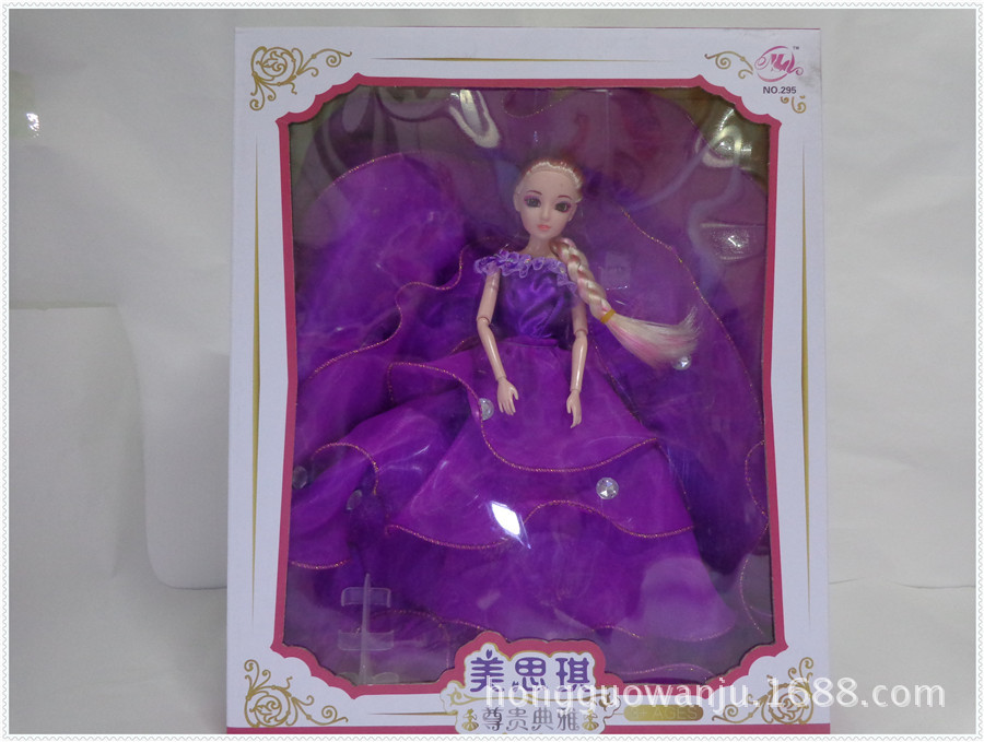 搪胶公仔、玩偶、娃娃-换装芭比公主娃娃女孩