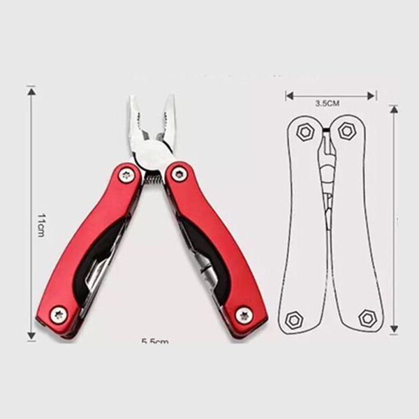 Universal folding small pliers for traveling stainless steel