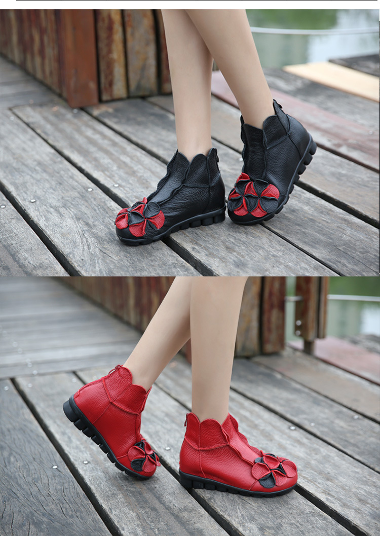 Bottes femme en En cuir - Ref 3355157 Image 17