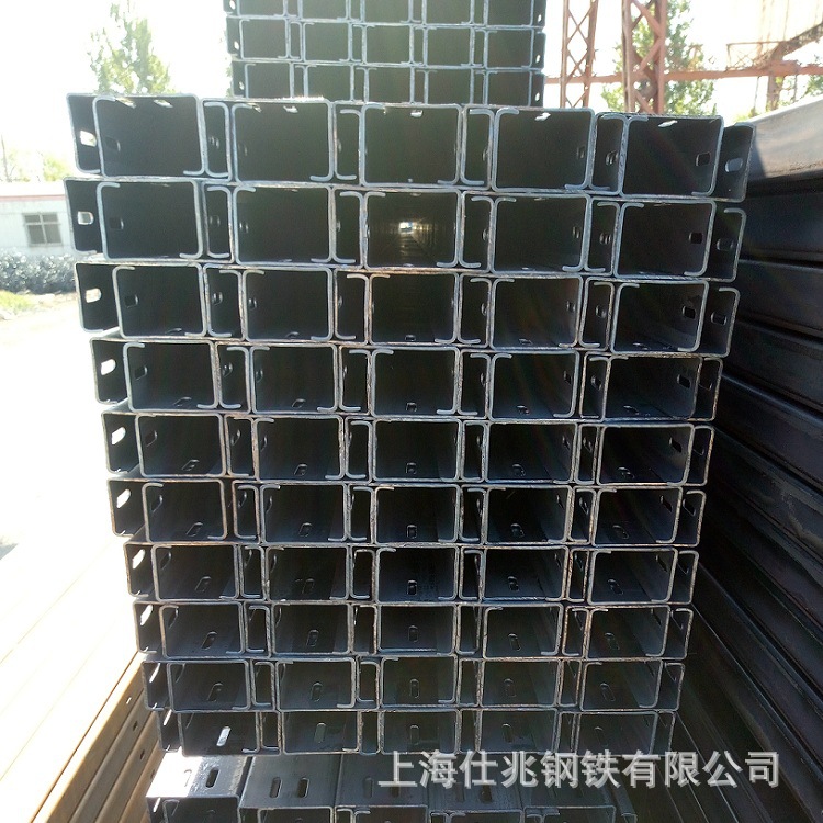 轻钢龙骨材料热镀锌C型钢轨道 Q235B热镀锌冷压C型钢支撑立柱