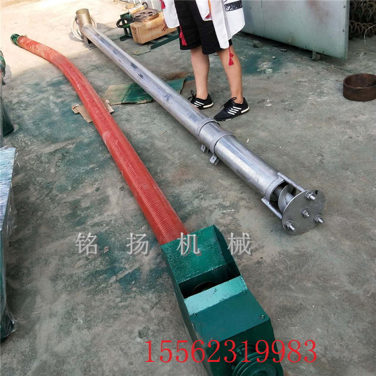 家用两相电软管上料机 三轮车带动软管吸粮机多少钱