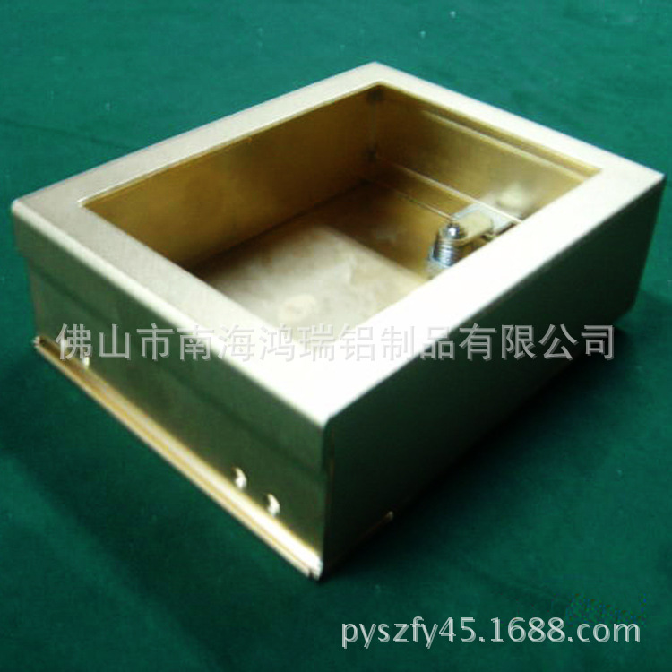 鸿瑞销售定 制 工业箱外壳 各种箱体散热铝合金型材外壳