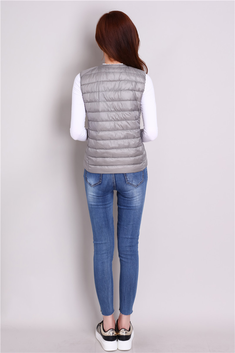 Gilet femme en Duvet de canard blanc - Ref 3316304 Image 46