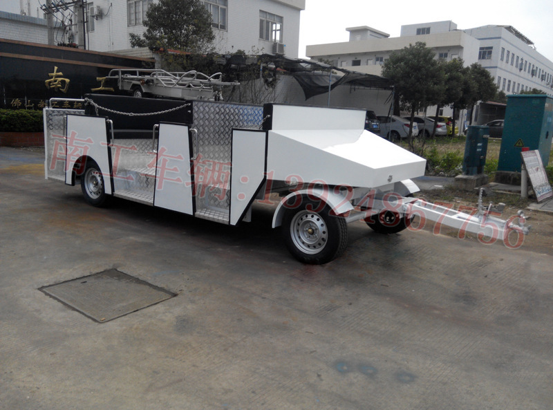 南工10座无动力牵引旅游观光车 工具车