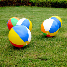 30cm 彩色充气球 儿童戏水球 沙滩玩具球彩球 beach ball 海滩球