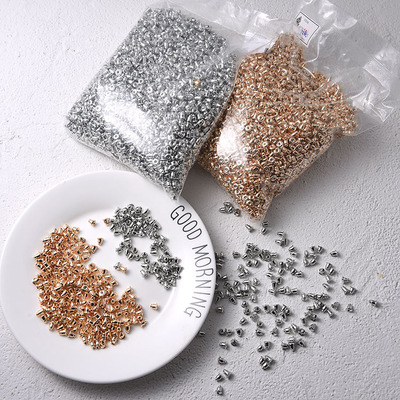 currency Golden silver Metal Earplugs Ear plug wholesale Jewelry Accessories parts Yiwu