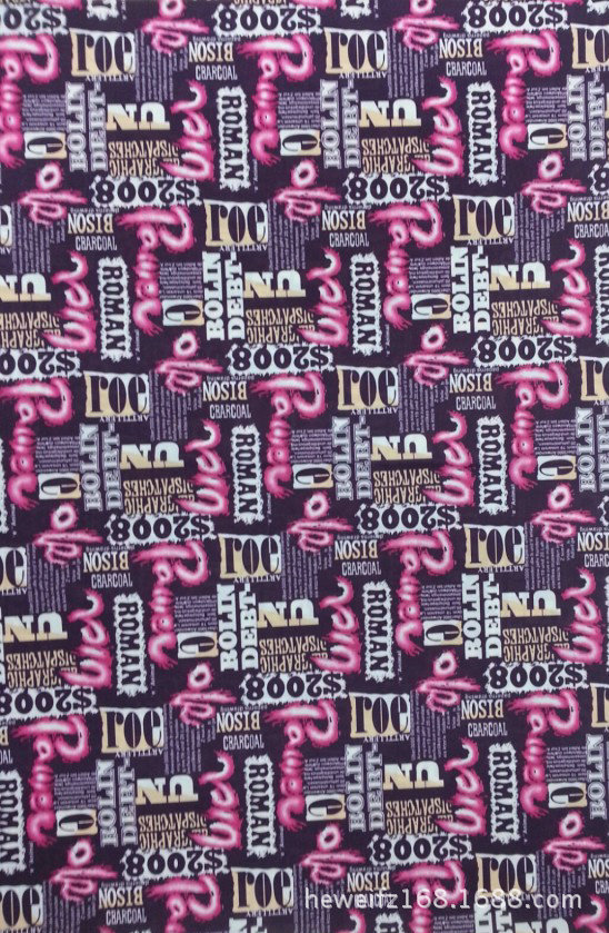 转移印花厂F9183 供应花型加工印花可印雪纺 涤棉 针织等服装面料