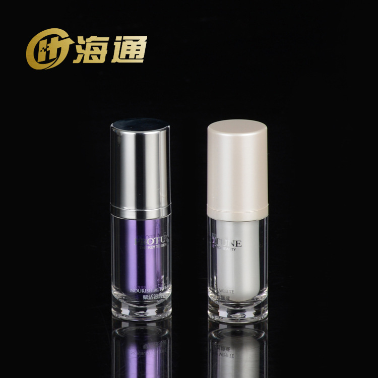 5ml透明滴灌瓶现货销售 库存充足双层亚克力滴管瓶精华液包材瓶