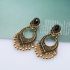 Fashionable retro ethnic beads with tassels, earrings, Aliexpress, European style, ethnic style