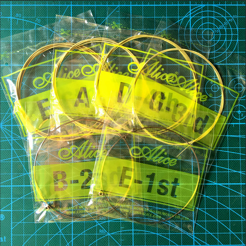 Alice 403 Upgrade A406 Acoustic Guitar Strings 1-6 Strings Steel Folk Set Tuning EADGBE