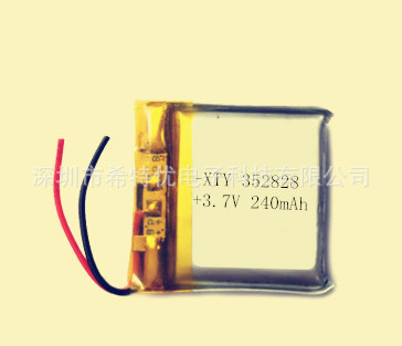 深圳供应352828聚合物电池 小容量锂电池 穿戴设备锂电池