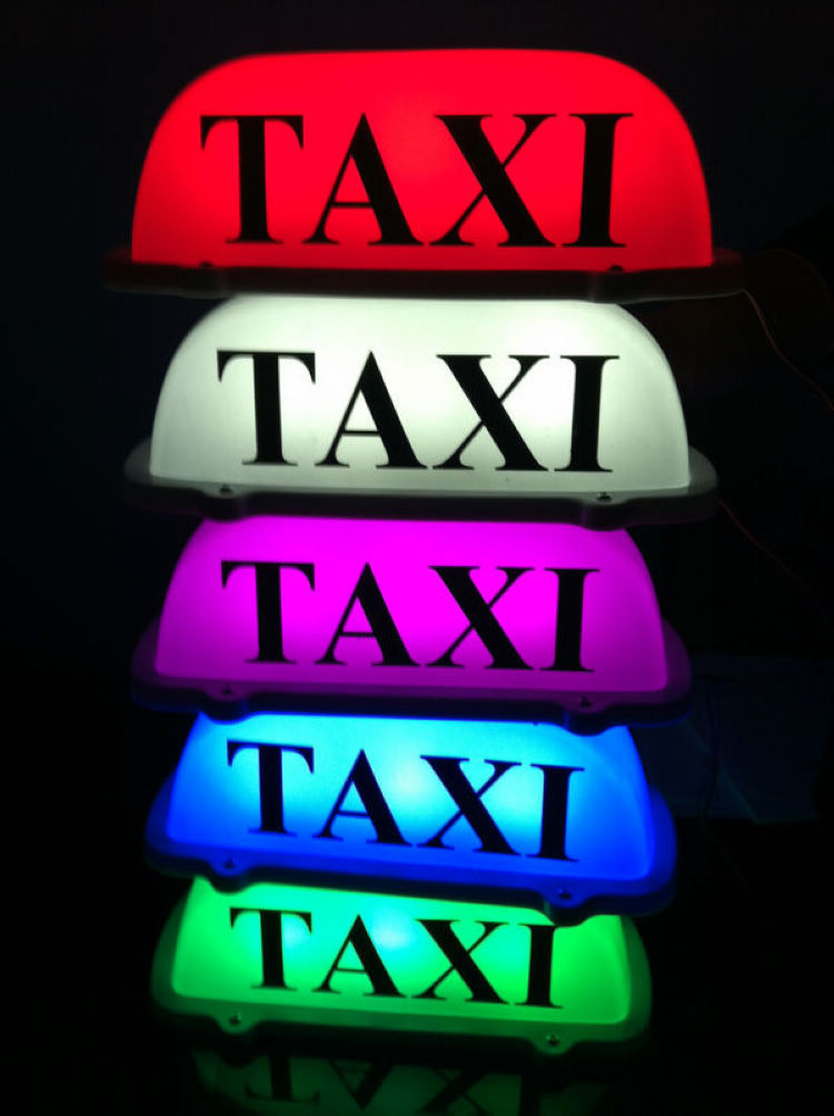 Factory foreign trade direct sales TAXI magnetic roof lights car TAXI taxi lights empty car driving lights