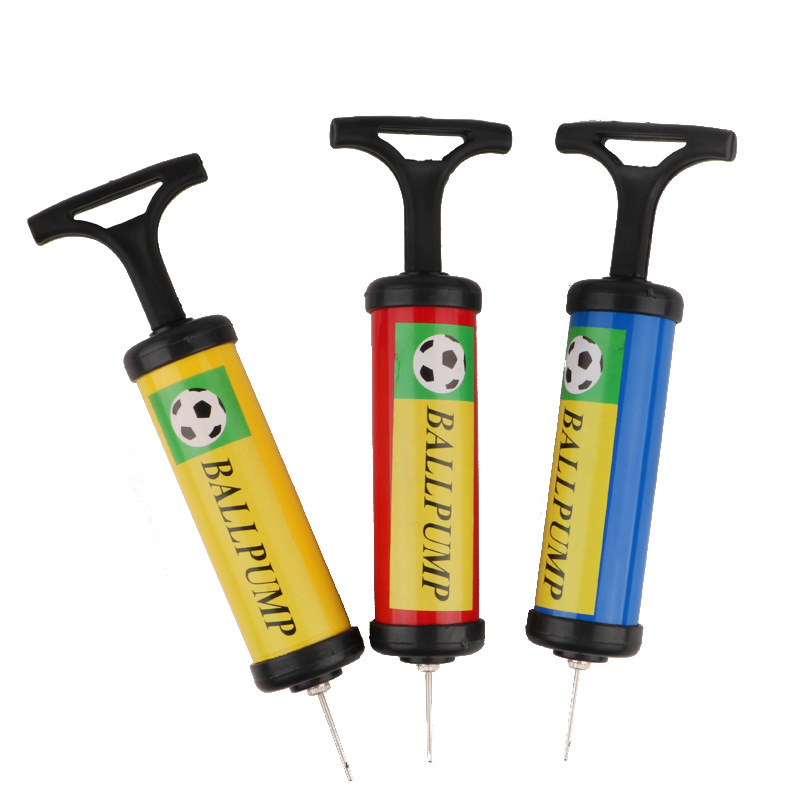 批发6寸多功能针式打气筒 迷你手动便捷充气筒玩具 充气玩具用