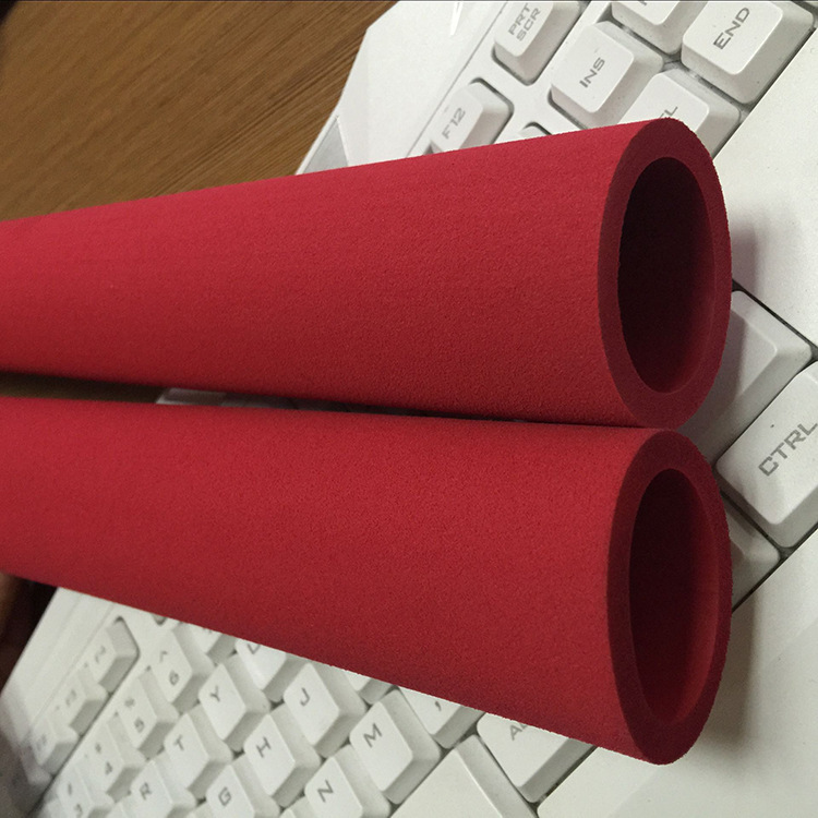 厂家nbr橡塑海绵发泡双色磨砂泡棉手把套ppr光面套管