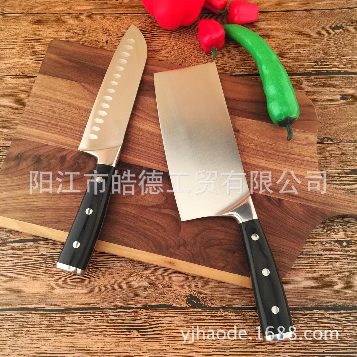 菜刀德国1.4116钢材 不锈钢菜刀 砍骨刀 厨用刀 礼品刀-阿里巴巴