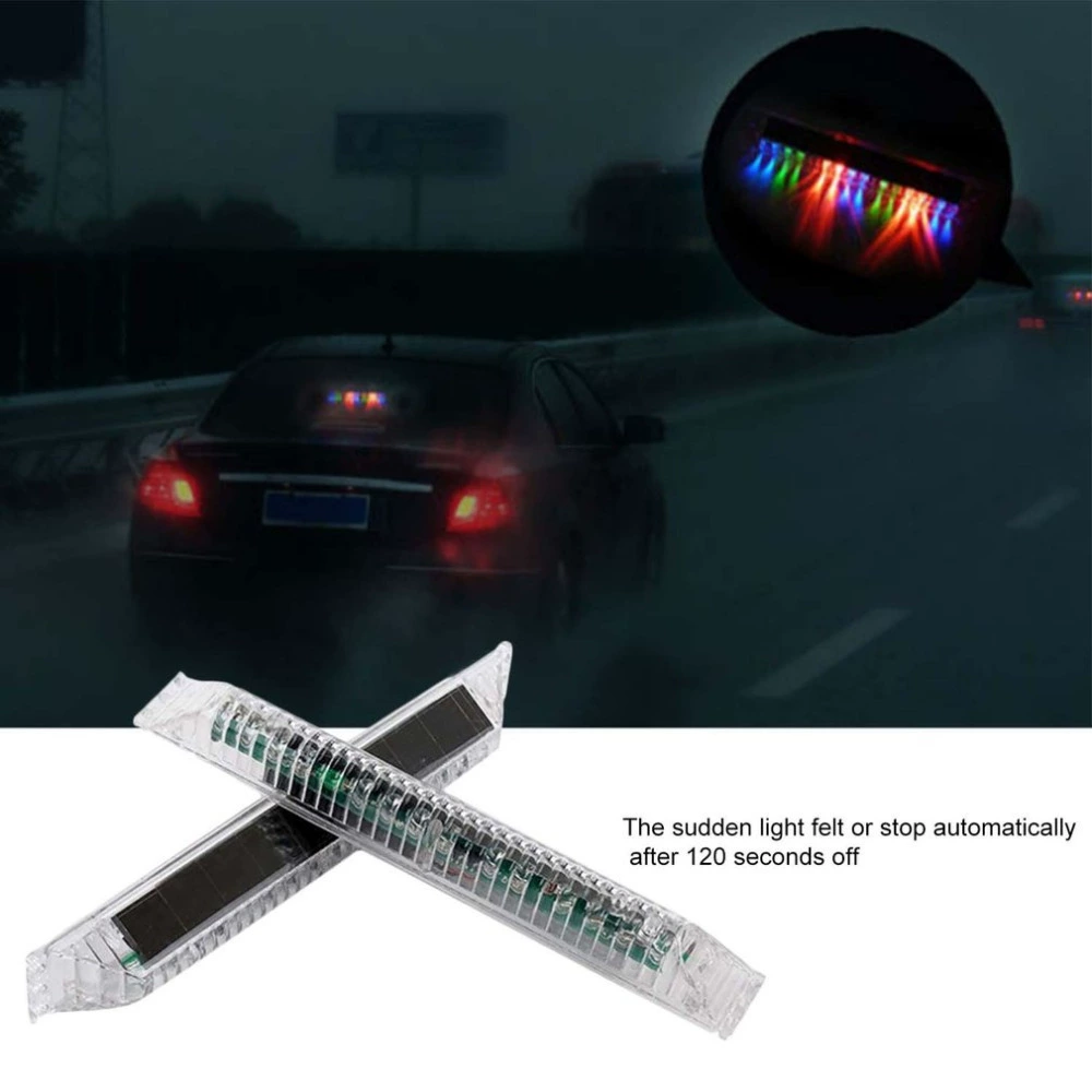 16LED Солнечный предупреждающий свет анти-Chase задний фонарь автомобиля вспышка света лошадь ходовой свет Проточная вода свет дыхание свет декоративный свет