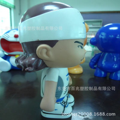 网球体育王子公仔 pvc搪胶公仔 卡通搪胶储蓄罐定做