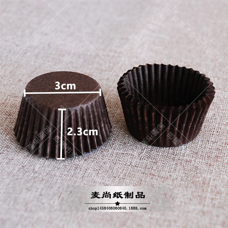 El comercio exterior de exportación de alimentos de alta calidad de alta temperatura resistente a la nieve Mei Niang bandeja de papel para hornear de tamaño pequeño taza de papel de pan venta al por mayor