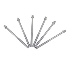 Wholesale 11cm Drum Frame Long Screw (6 Pack) Iron Electroplated Jazz Drum Screws Drum Percussion Instrument Bass Drum Screws