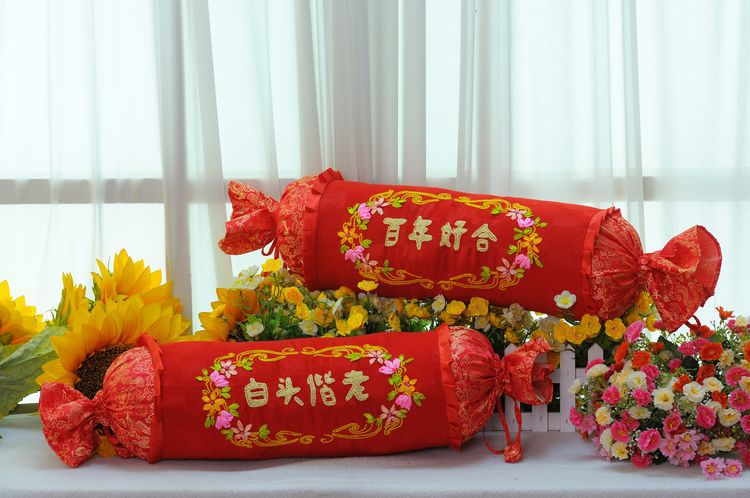 Oujin fábrica cinta de seda bordado almohada cojín cubierta sala de estar dormitorio flor tridimensional hecho a mano DIY punto de cruz entrega de una sola pieza