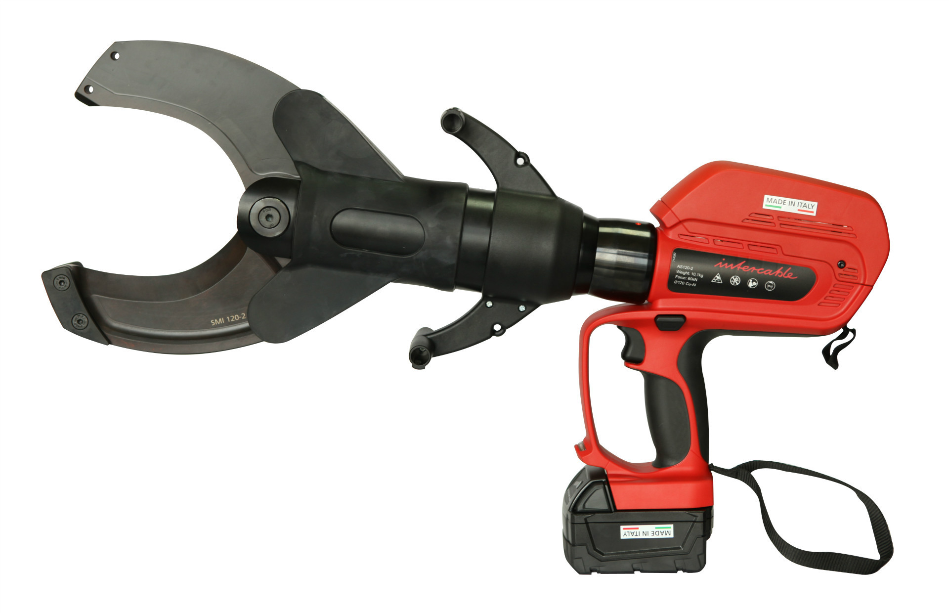意大利INTERCABLE 充电式液压切刀AS120-2 切割直径120mm 60 KN