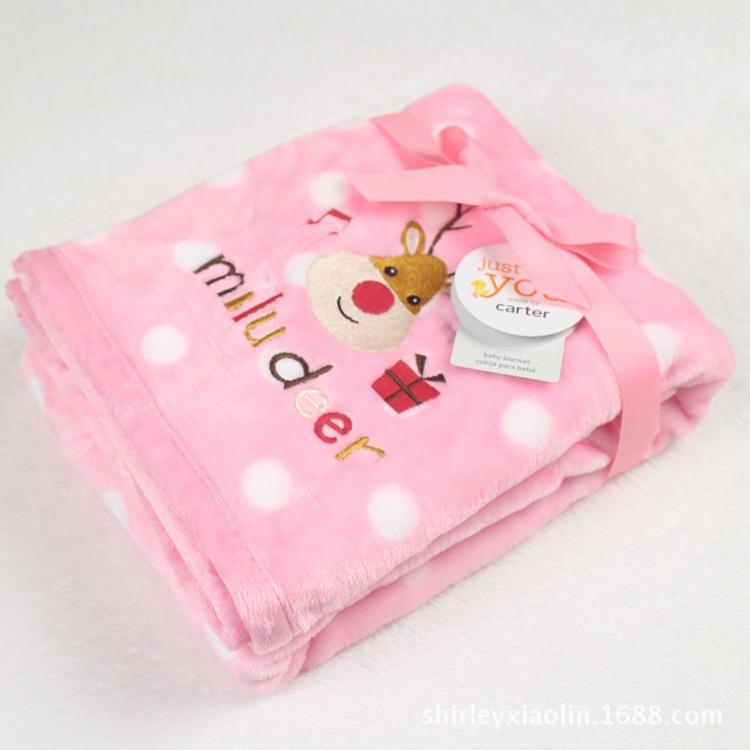 NEW粉色鹿 童毯 (21)