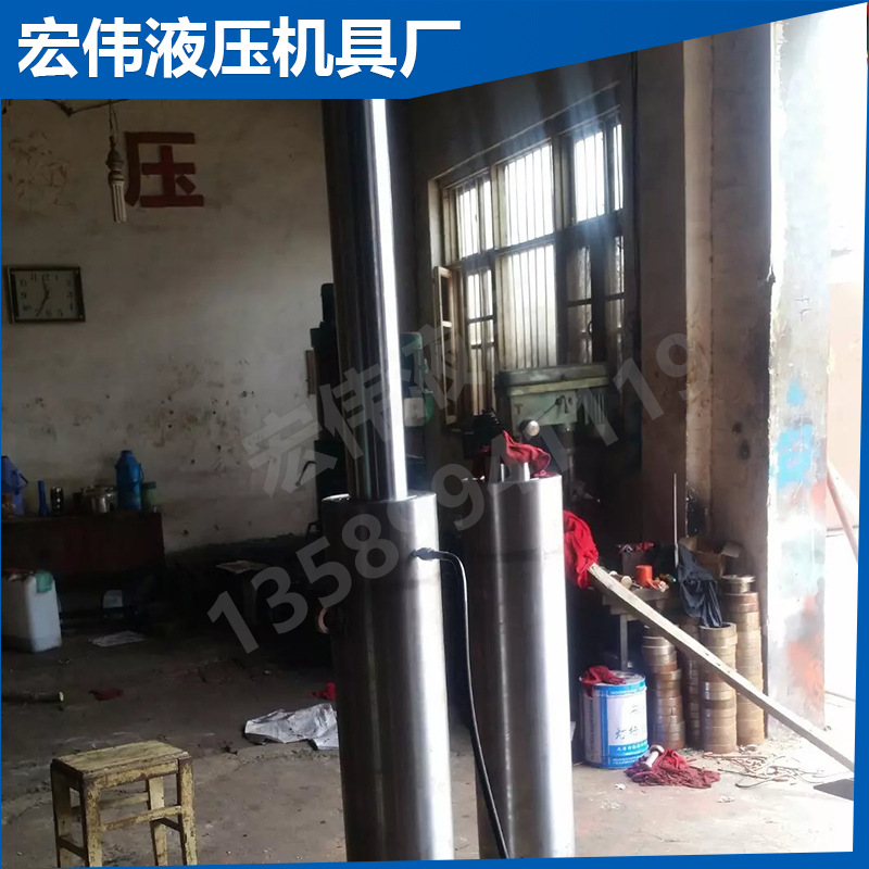 多节套筒式工程液压油缸定做厂家 可来图加工非标双向电动液压缸