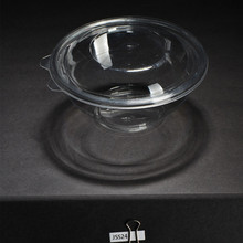 供应24oz750ml高透明优质一次性pet塑料沙拉碗水果捞盒