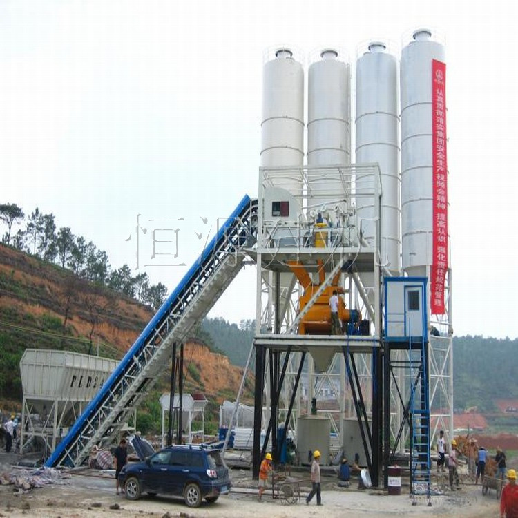 hzs120混凝土搅拌站 预拌混凝土设备 荥阳搅拌站 拌合站厂家