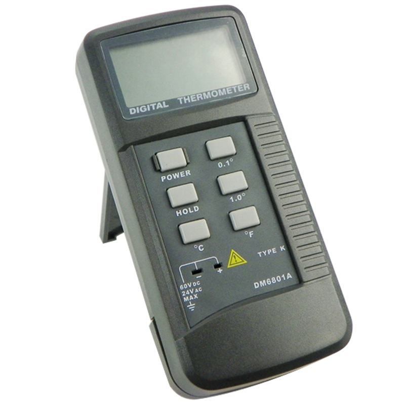 DM6801A数字温度计接触式温度表测温仪器数显单通道测温表批发