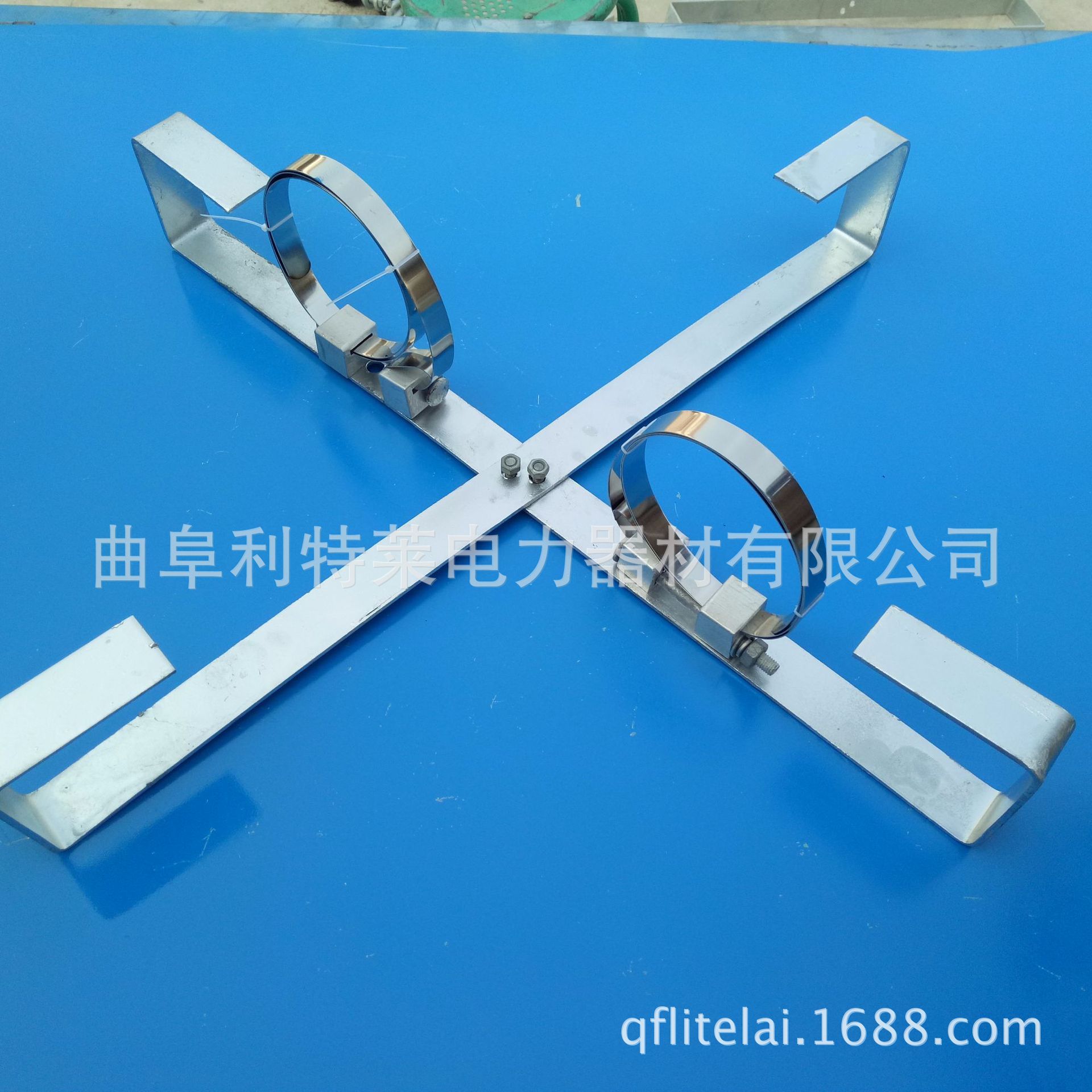 利特莱厂家供应 杆用内盘式余缆架 电力光缆预留架 光缆金具