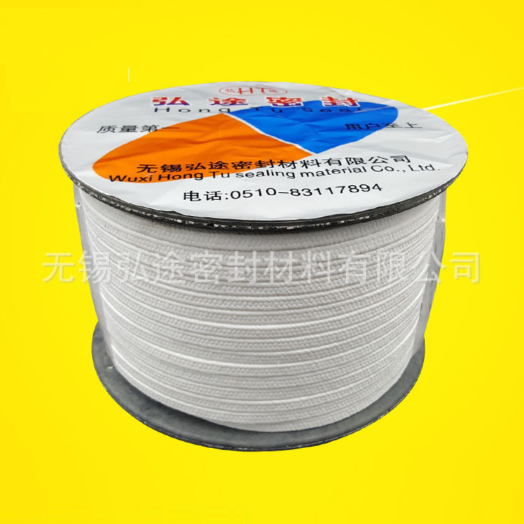 厂家销售 高品质聚四氟盘根 芳纶四氟盘根 聚四氟乙烯石墨盘根