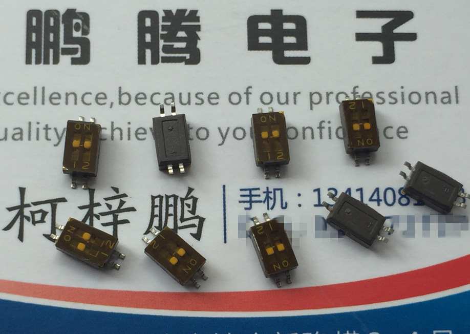 原装美国C&k TDA02H0SB1 拨码开关2位 1.27mm间距 耐高温