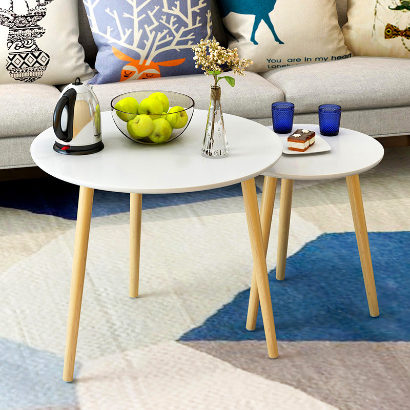 Small round tea table table sofa side table small round table small tea table modern minimalist crisps a few creative small tables