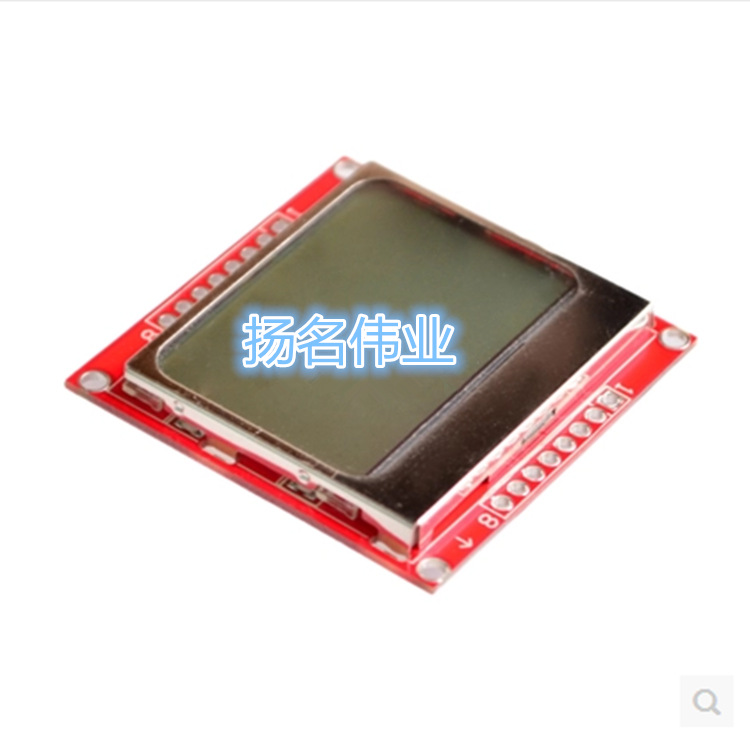 供应 红屏 5110 LCD  液晶屏模块 红色PCB MW嵌入式电子屏
