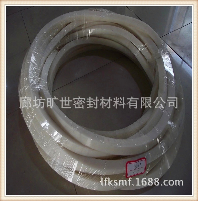 蒸压釜橡胶圈V型橡胶圈搪瓷反应釜圈橡胶垫直径2000现货供应