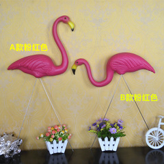 批發火烈鳥園林婚慶裝飾群鳥愛情鳥婚莎攝影道具家居庭院造影擺件