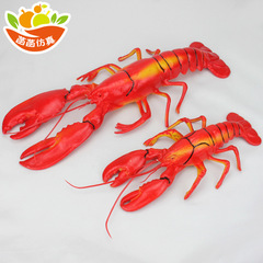 Simulation Food: Lobster & Crab Model Toys, Seafood Shop Decorations, Farmstay Cabinet Displays, and Lifelike Miniature Crayfish Ornaments