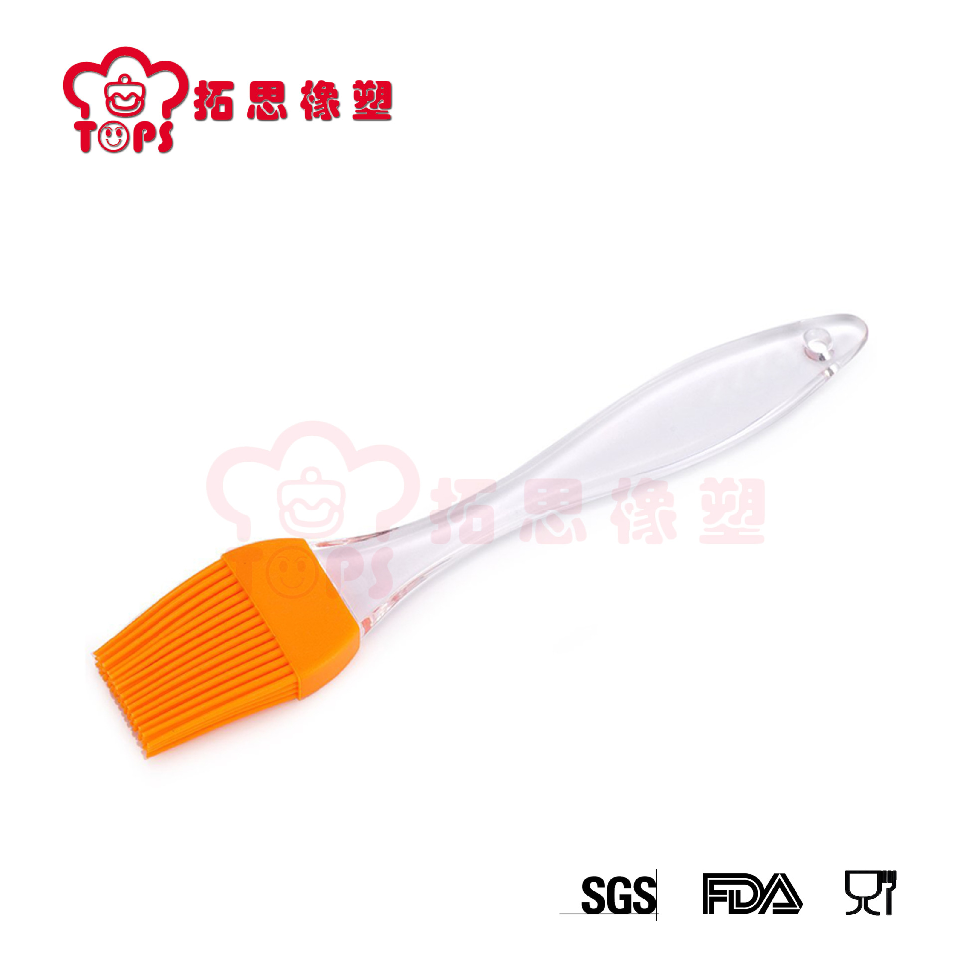 2017亚马逊热卖硅胶刷食品级分体式硅胶油刷耐高温硅胶烧烤刷