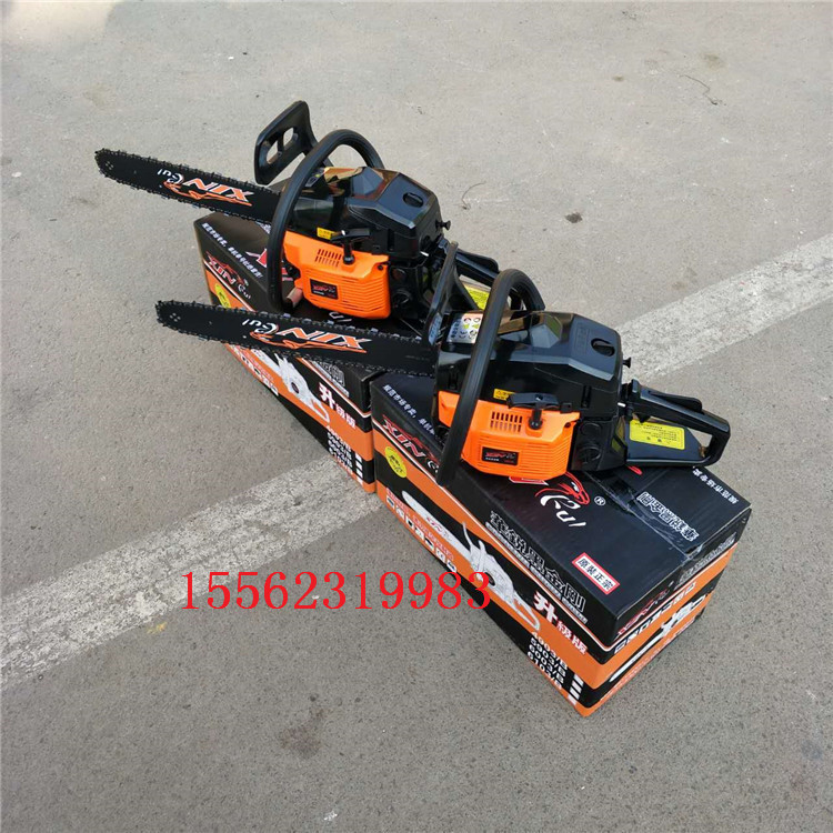 轻便家用木工油锯批发 大功率手提油锯图片