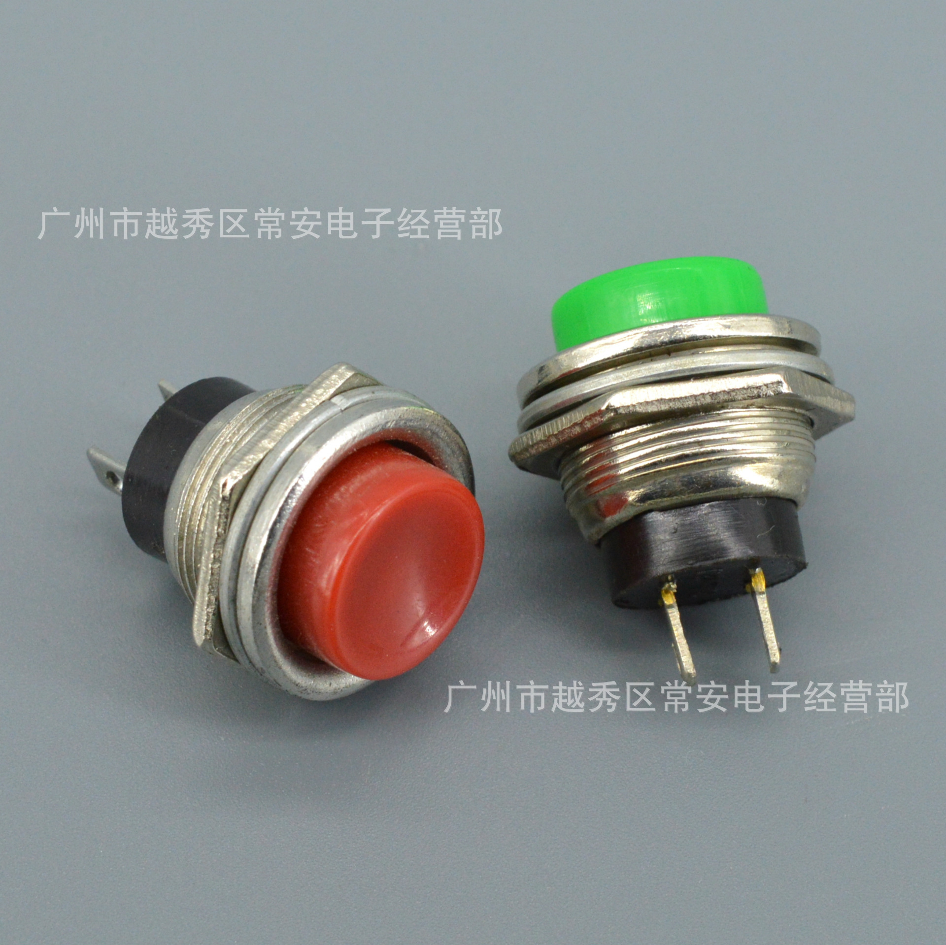 小型按钮 DS212 DS-212 常开按钮 16MM 红 绿 复位