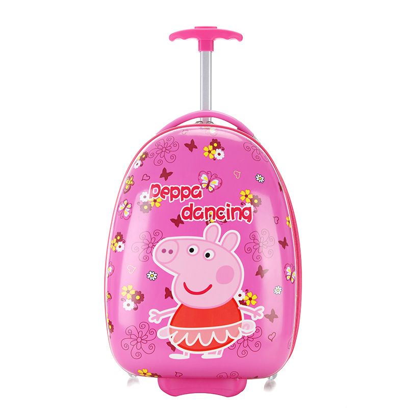 2018 new pattern children Draw bar box travel Universal wheel trunk student Burdens bags 18 Inch custom