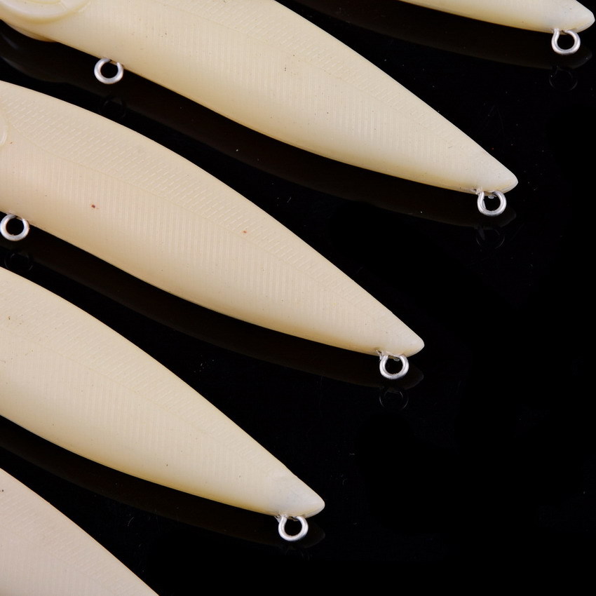 2022 Blank Hard Unpainted Fishing Baits Crankbait Popper Wobblers Lures