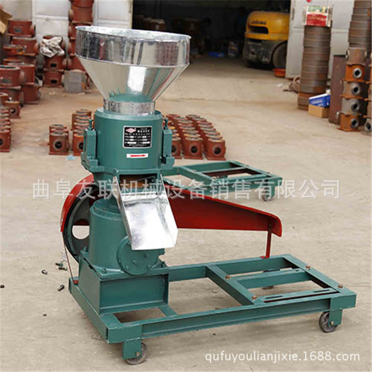厂家供应210型养殖颗粒机 两项电电动饲料造粒机 饲料加工设备67
